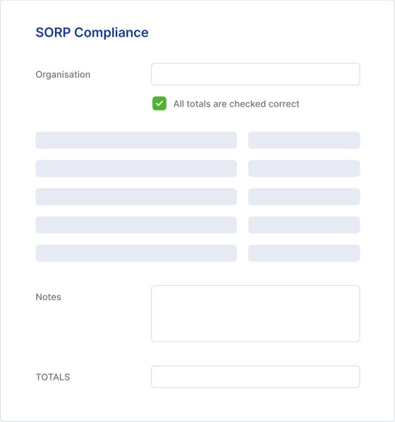 SORP compliance in charity financial software